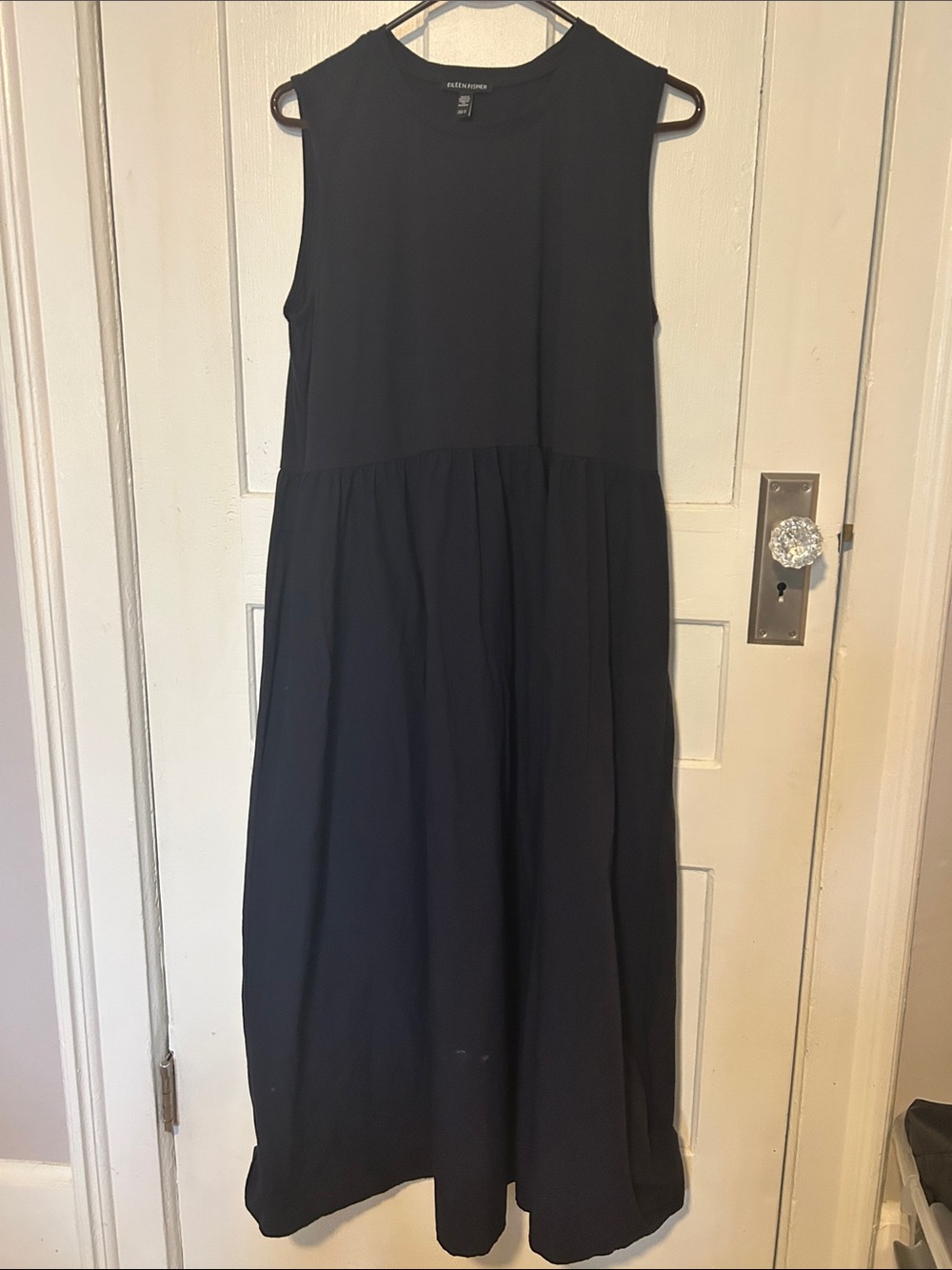 Eileen Fisher Navy Maxi Dress